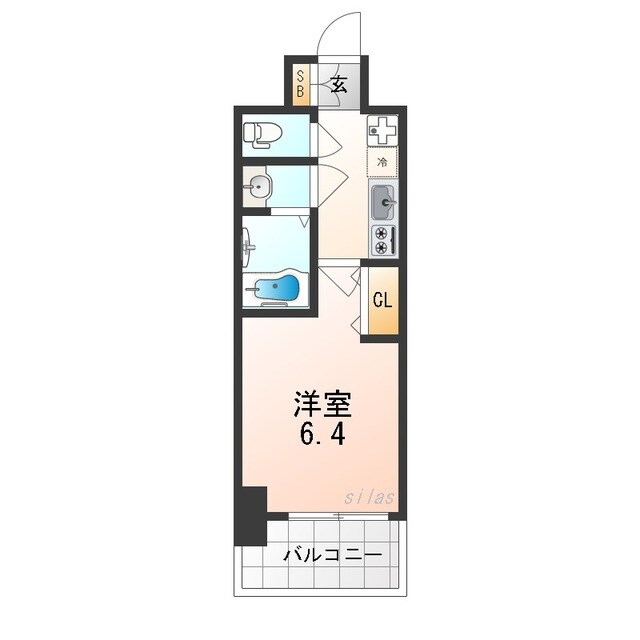 住之江公園駅 徒歩3分 9階の物件間取画像