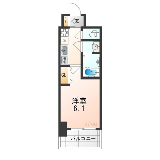 住之江公園駅 徒歩3分 12階の物件間取画像