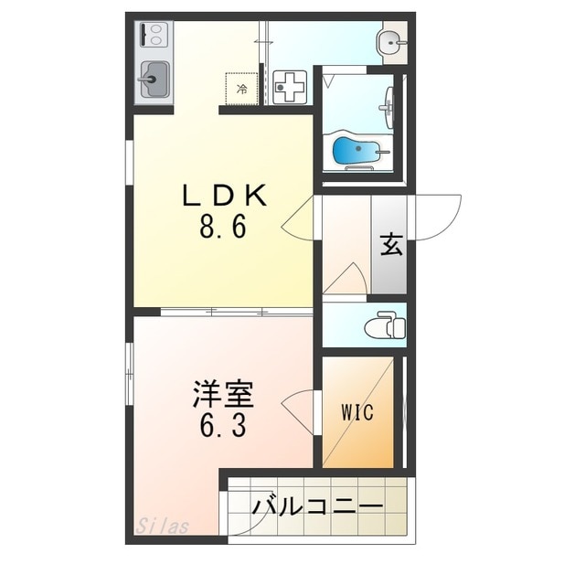 我孫子前駅 徒歩7分 3階の物件間取画像