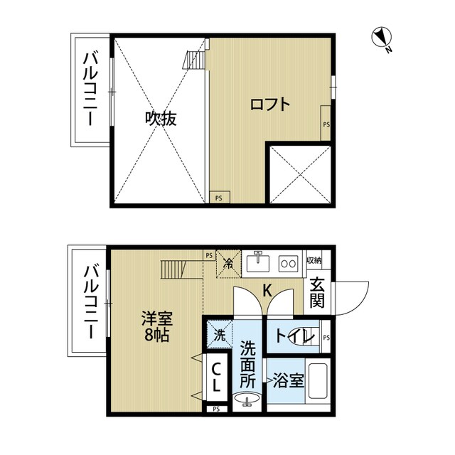 湊駅 徒歩9分 2階の物件間取画像