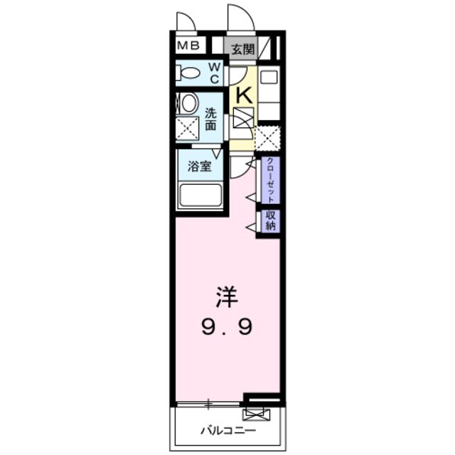 高見ノ里駅 徒歩3分 3階の物件間取画像