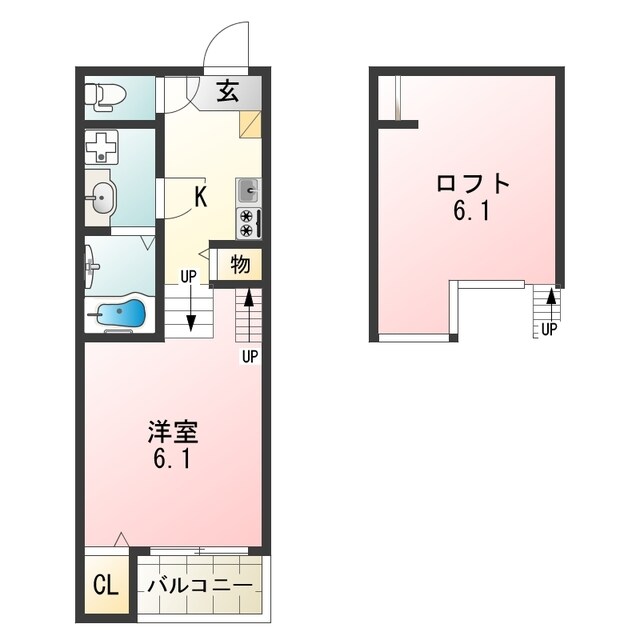 長居駅 徒歩5分 1階の物件間取画像