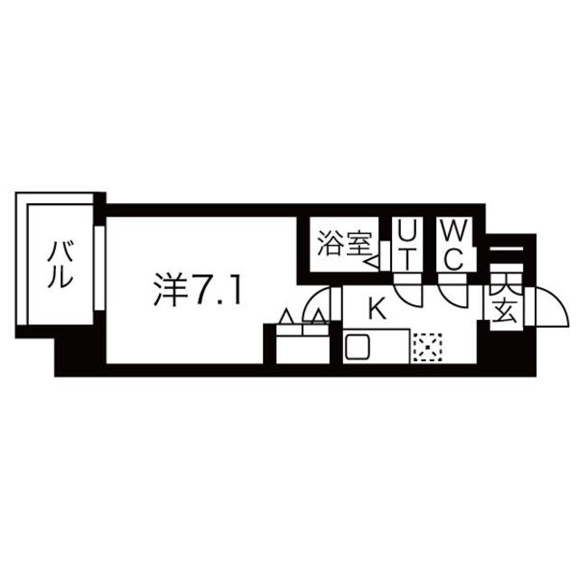 鶴橋駅 徒歩6分 9階の物件間取画像