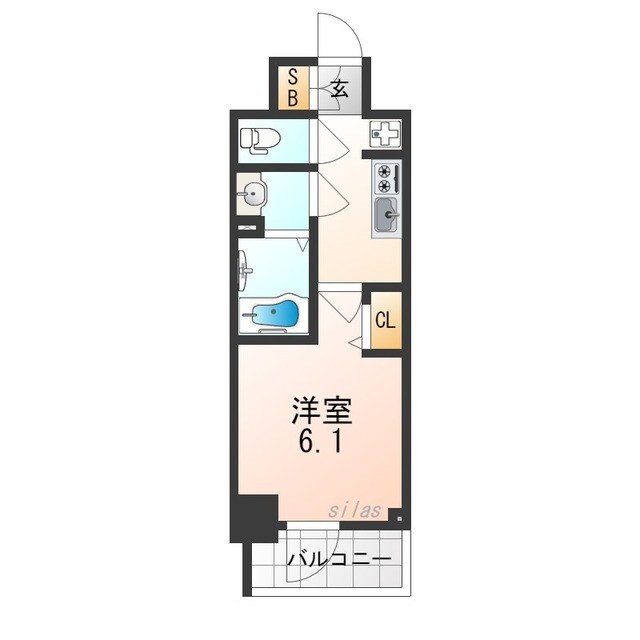 今里駅 徒歩11分 11階の物件間取画像