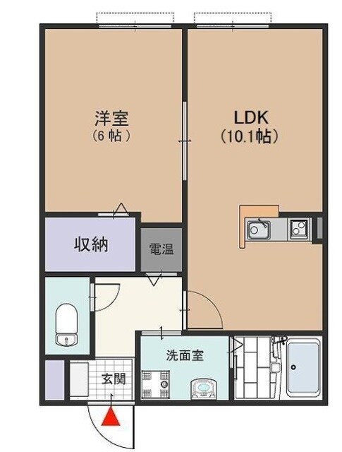 アリオールの物件間取画像