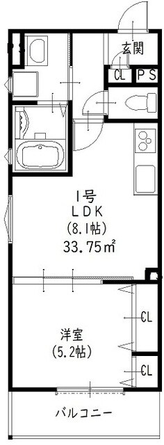 鴻池新田駅 徒歩11分 3階の物件間取画像