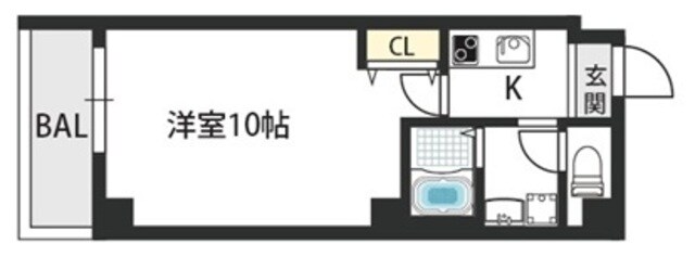 今里駅 徒歩3分 1階の物件間取画像