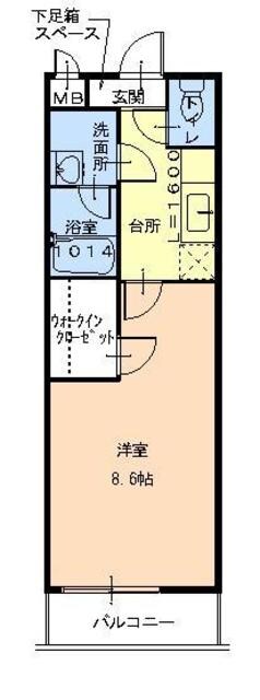 久宝寺口駅 徒歩9分 3階の物件間取画像