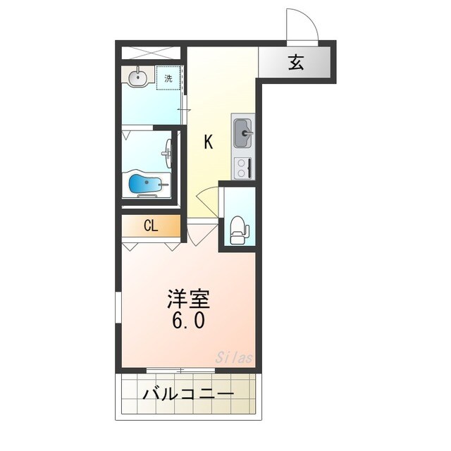 フジパレス今川駅東Ⅲ番館の物件間取画像