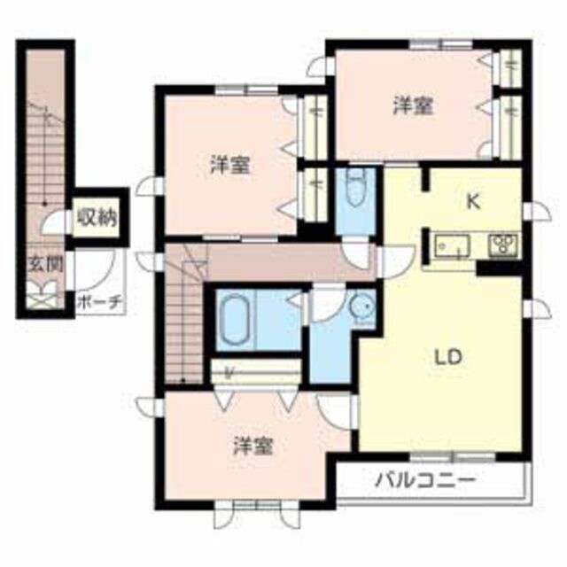 メゾン　カンタービレⅡの物件間取画像
