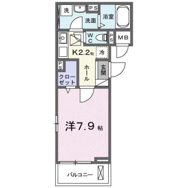 プラザ九源Ⅲの物件間取画像