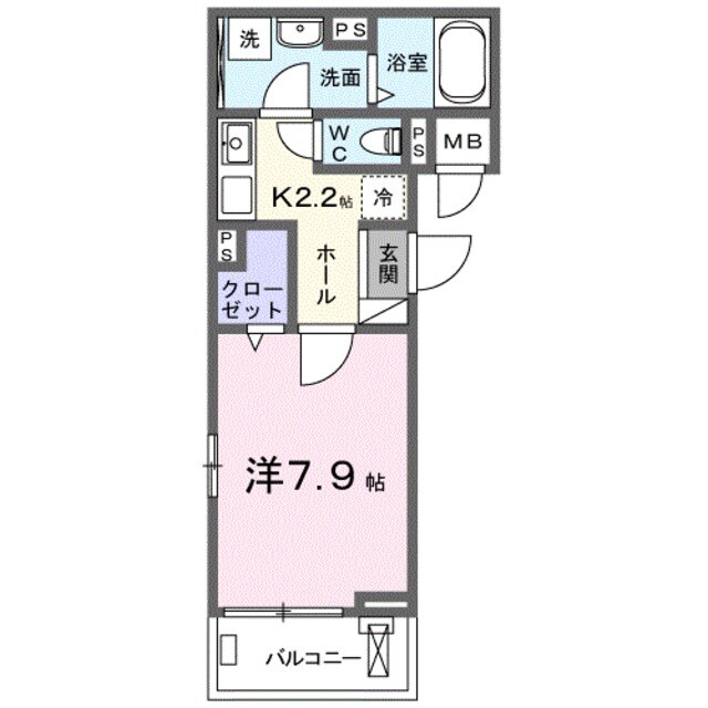プラザ九源Ⅲの物件間取画像
