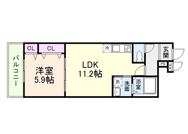 フジパレス教興寺三丁目Ⅱの物件間取画像