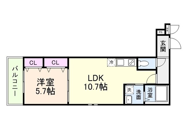フジパレス教興寺三丁目Ⅱの物件間取画像