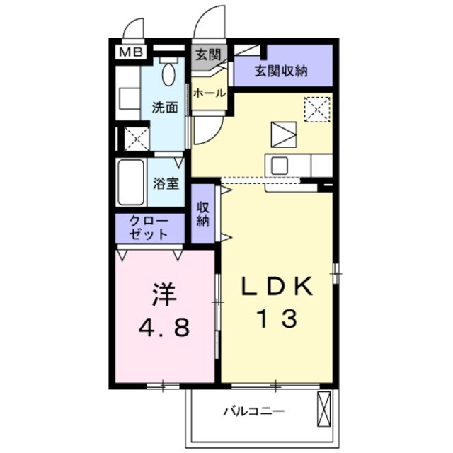 住道駅 徒歩28分 1階の物件間取画像