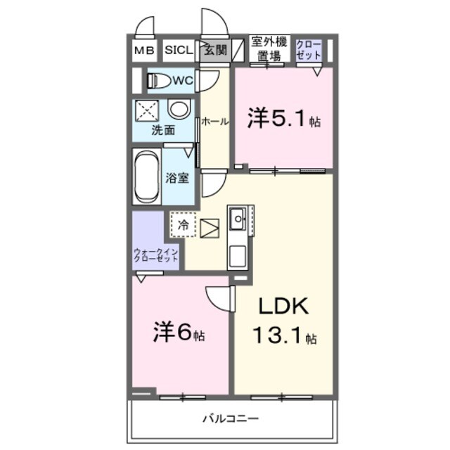 TFCの物件間取画像