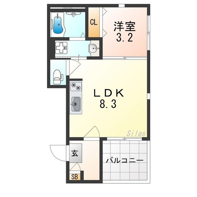 L Hirondelleの物件間取画像