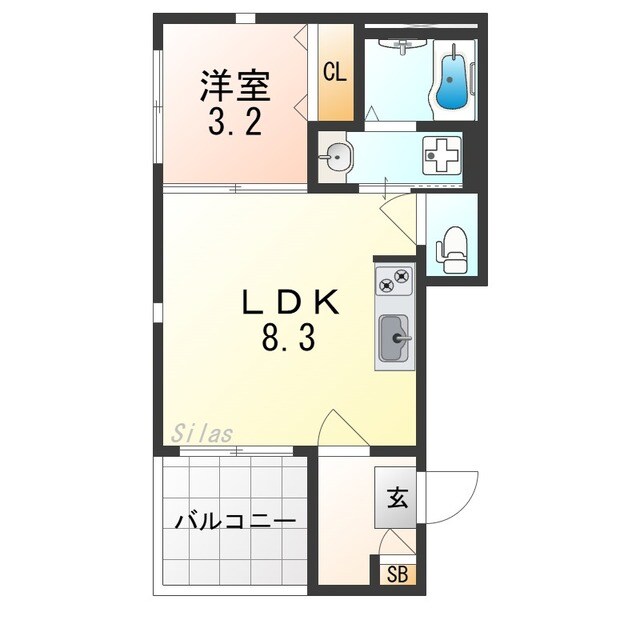 L Hirondelleの物件間取画像