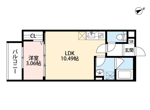 ラウレア浜寺の物件間取画像