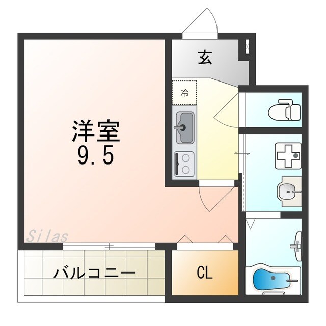 レグルスなかもずの物件間取画像