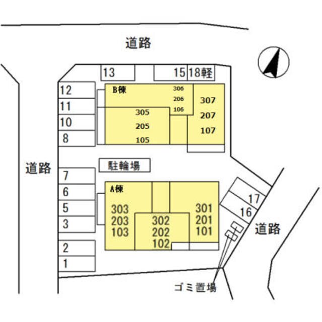 ルナピエーナ　A棟の物件外観写真