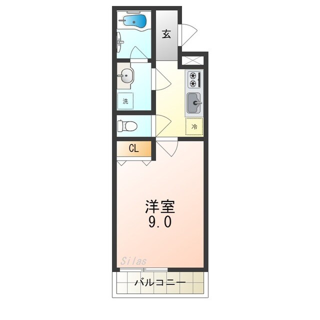 堺市駅 徒歩13分 2階の物件間取画像