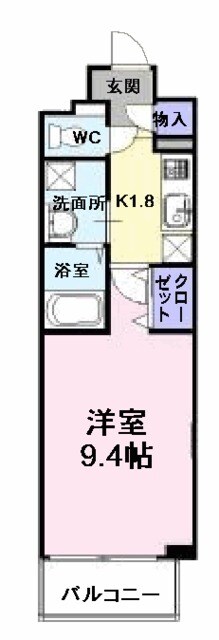 湊駅 徒歩11分 4階の物件間取画像