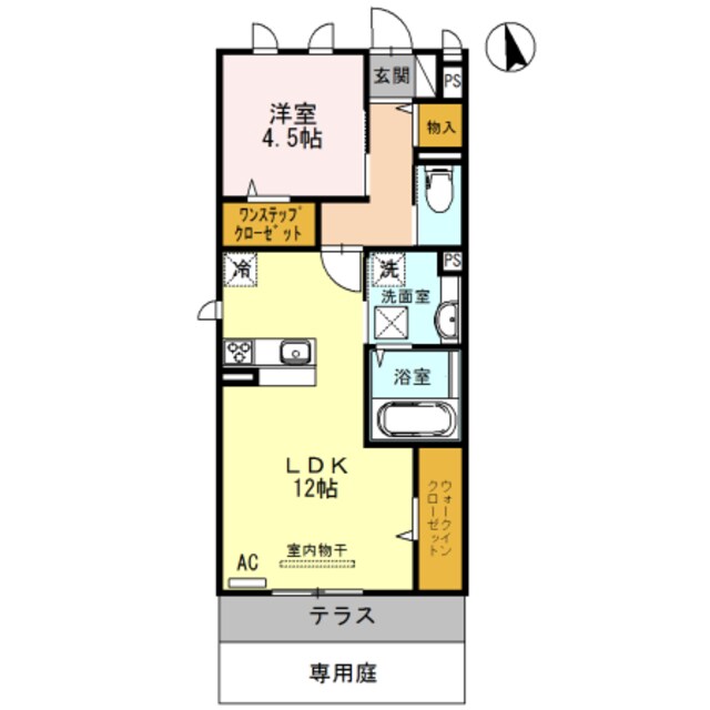 浅香山駅 徒歩9分 1階の物件間取画像