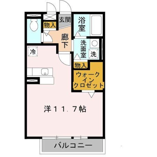 初芝駅 徒歩8分 3階の物件間取画像