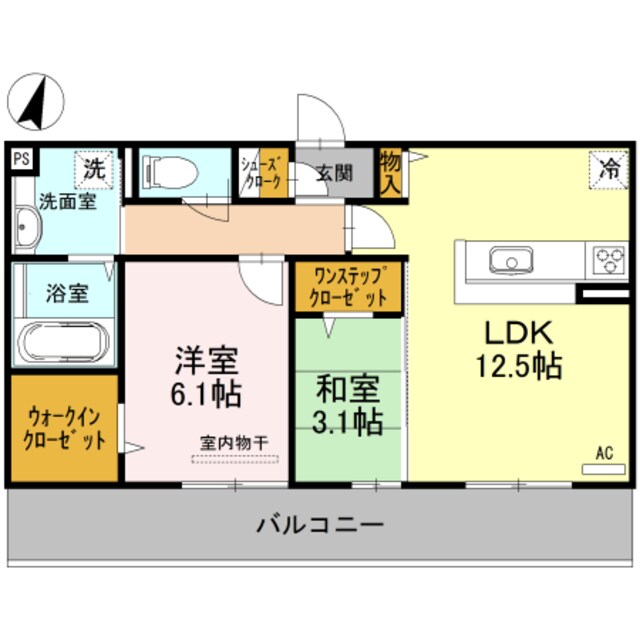 リ：エストⅡの物件間取画像