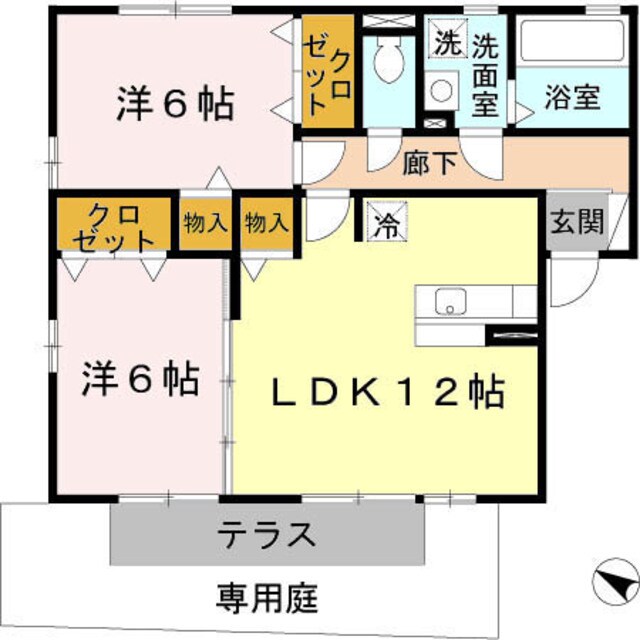 百舌鳥八幡駅 徒歩8分 1階の物件間取画像