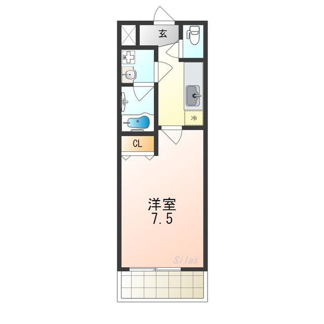 フジパレス鳳東町の物件間取画像