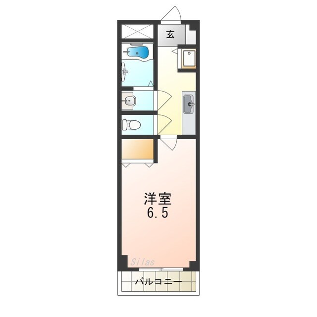 百舌鳥駅 徒歩7分 2階の物件間取画像