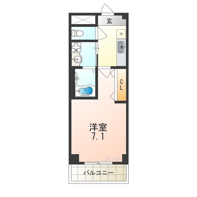 堺駅 徒歩10分 2階の物件間取画像