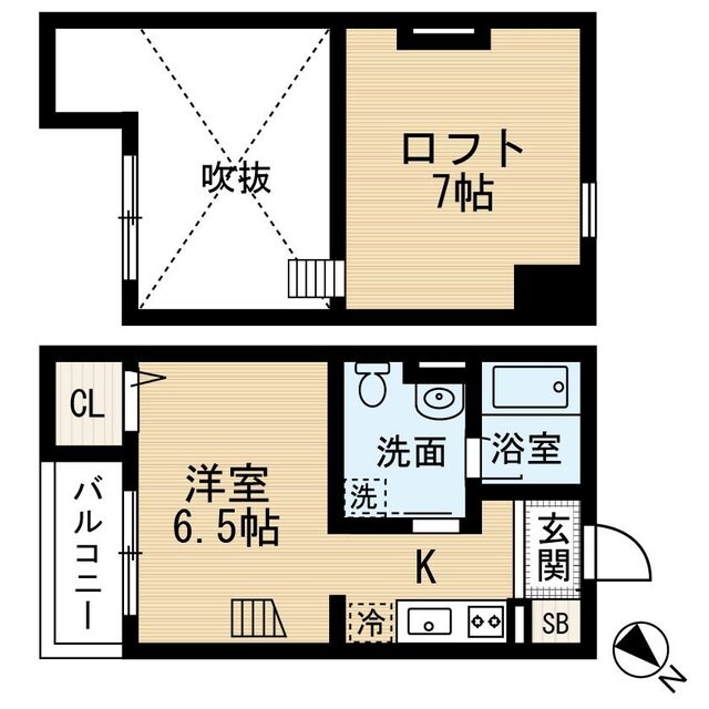 プランドールUGの物件間取画像