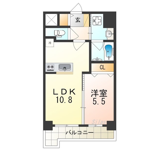 Belle Fontaineの物件間取画像