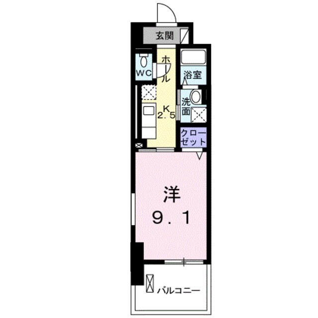 堺市駅 徒歩5分 4階の物件間取画像