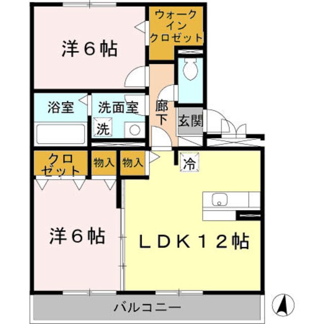 津久野駅 徒歩8分 2階の物件間取画像