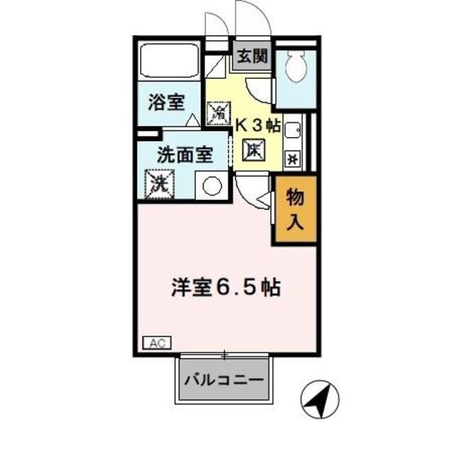 貝塚駅 徒歩8分 1階の物件間取画像