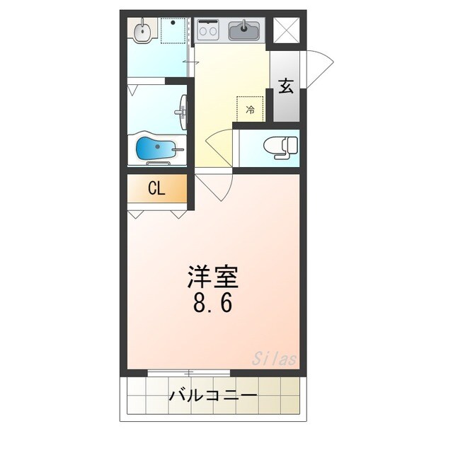 フジパレス堺鳳南の物件間取画像