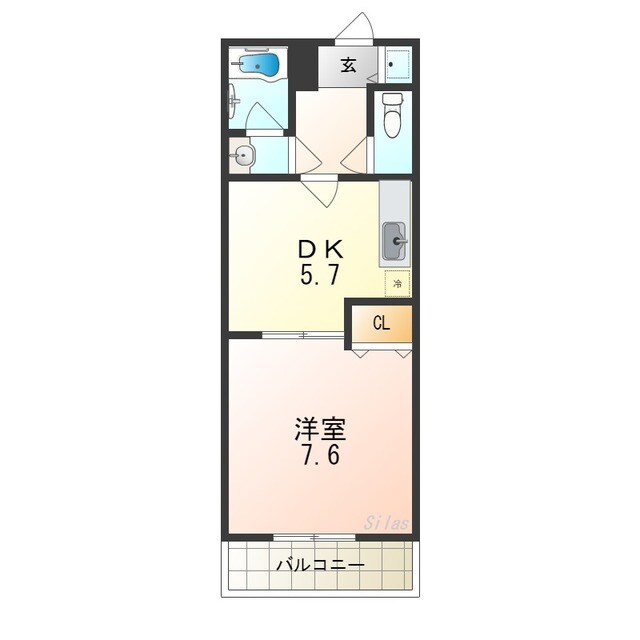 ラパス高倉台Ⅱ番館の物件間取画像