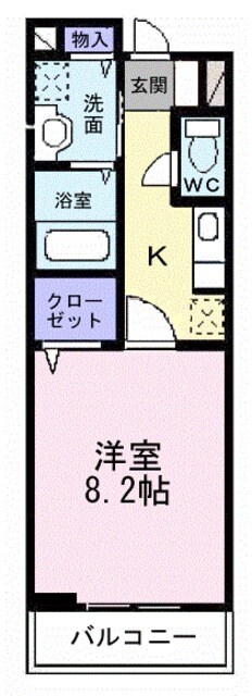 コージーコートの物件間取画像