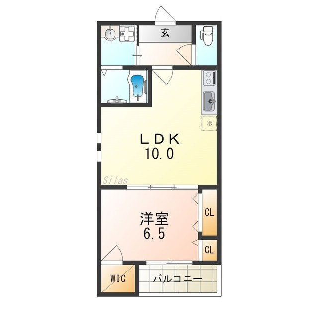 フジパレスタクトの物件間取画像
