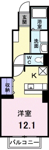 セレーノAの物件間取画像