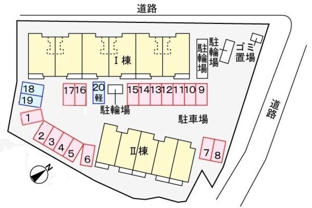 リビエスタⅡの物件外観写真