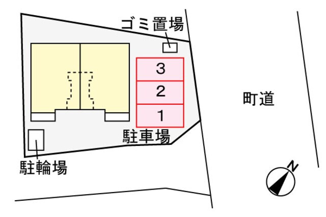 メゾフォルテⅡの物件外観写真