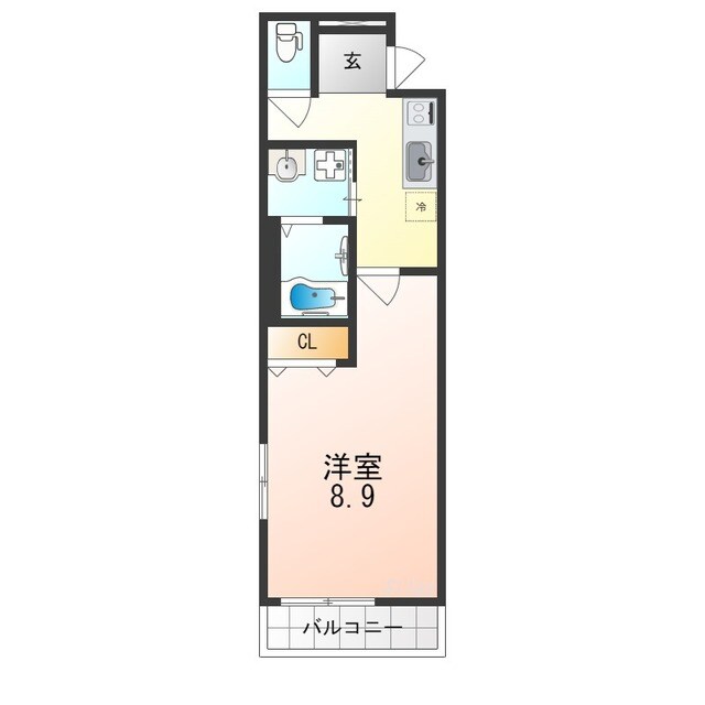 フジパレス初芝駅北の物件間取画像