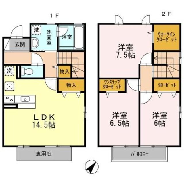 パークヒルズ東雲　B棟の物件間取画像