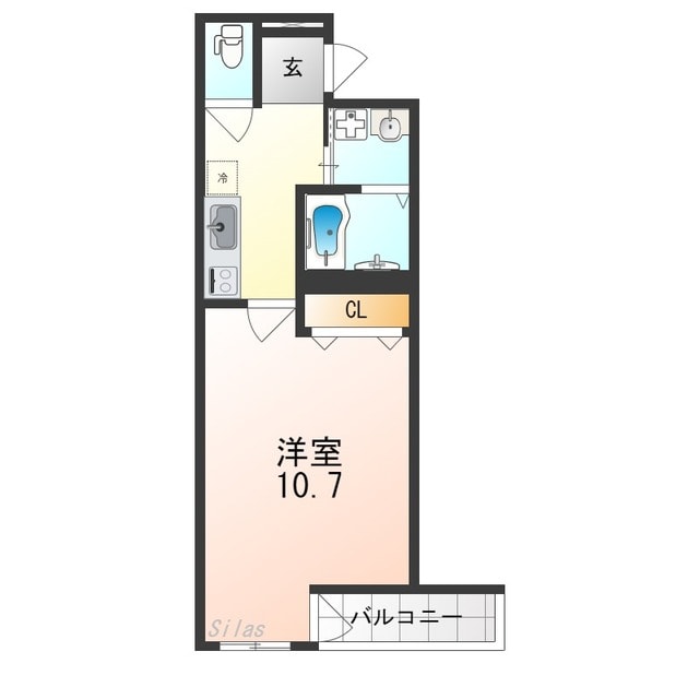 フジパレス西取石Ⅲ番館の物件間取画像