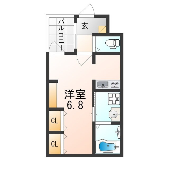 ジーイーサンクの物件間取画像